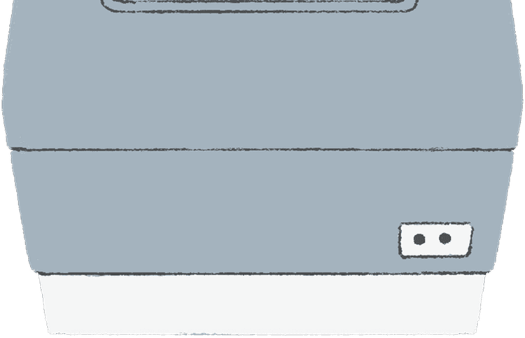 No Sushi printer front